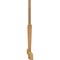 Ekena Millwork Kennewick Rough Sawn Timber Gable Bracket, Western Red Cedar, 108"W x 45"H x 2"D x 4"F, 10/12 Pitch GBW108X45X0204KEN00RWR - alternate 5